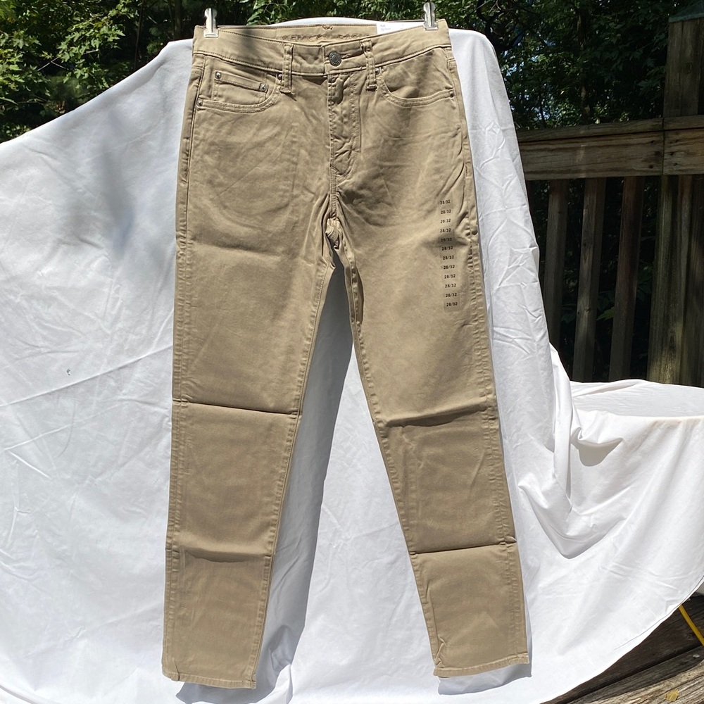 American Eagle Khaki Flex Pants Slim Straight- Men’s 28/32 NWT